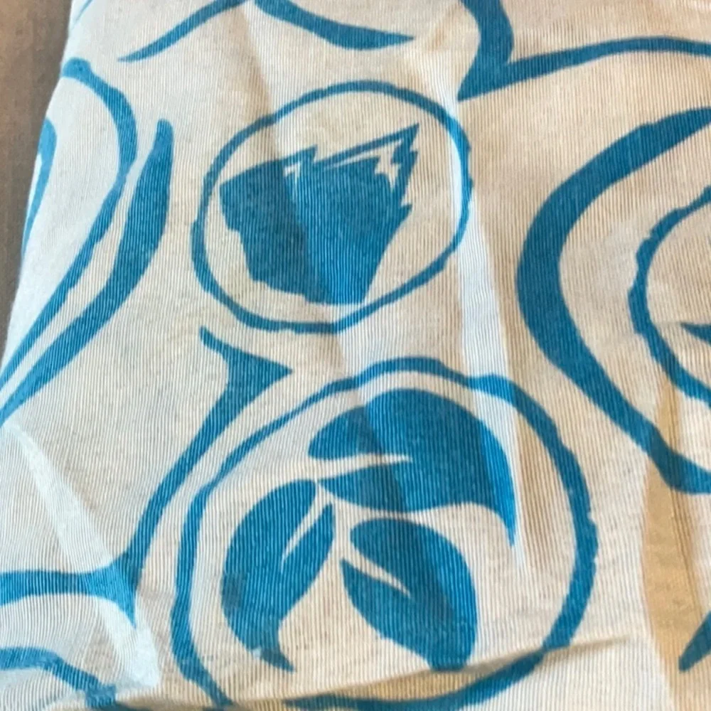 Blue Patterned Bedding Sheet